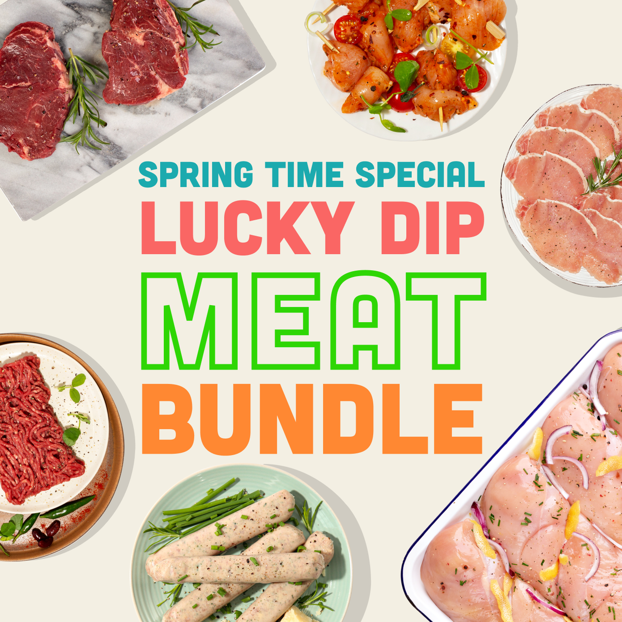 Spring Special - Lucky dip meat bundle