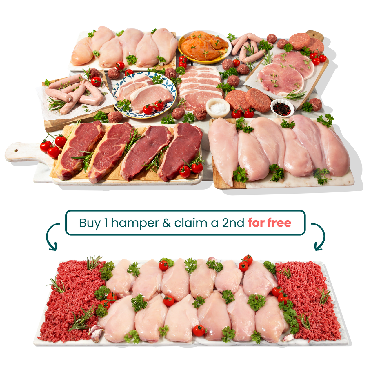 Free chicken and mince essentials hamper