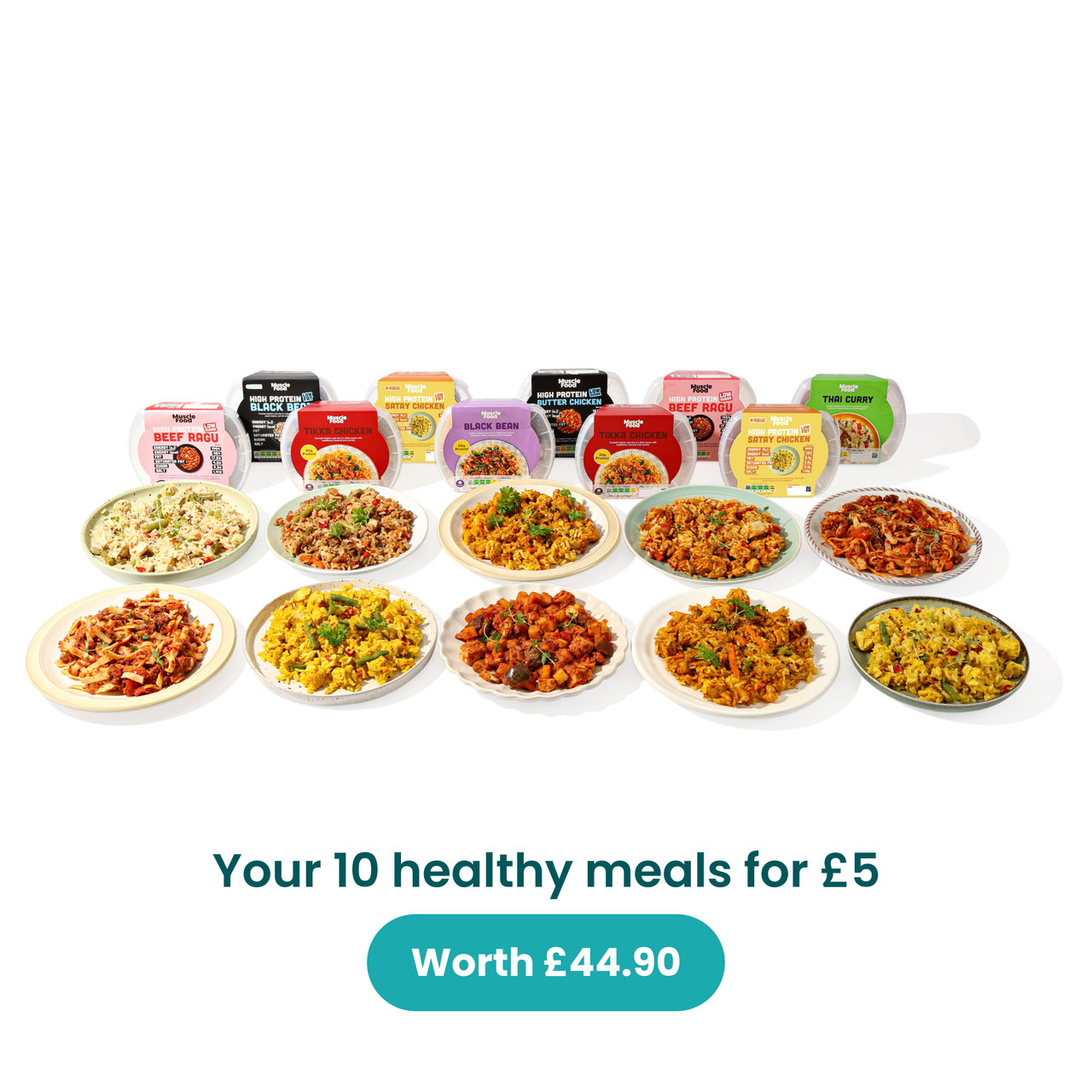 Meat essentials hamper + 2 working weeks of meals for £5