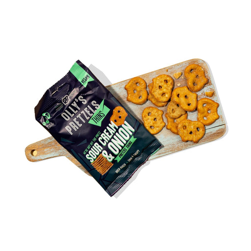 Olly's Pretzel Thins - Vegan Sour Cream & Onion