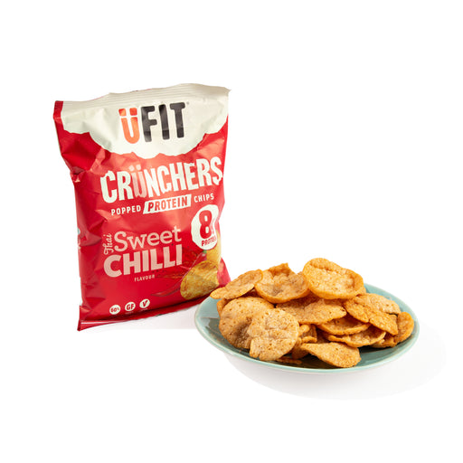 UFIT Crunchers  High Protein Popped Chips - Sweet Chilli
