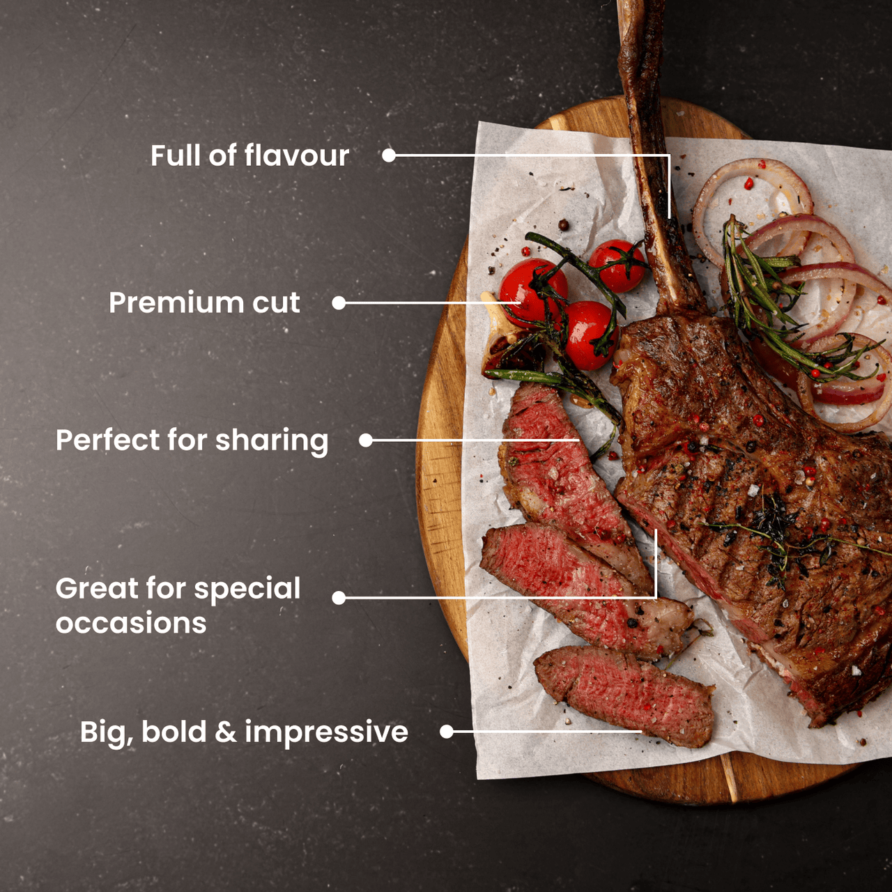 Tomahawk Steak 800g - 1.2kg