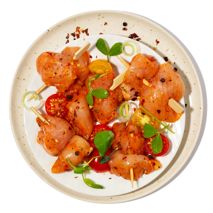 Diced Chicken Breast in a Piri Piri Marinade - 225g