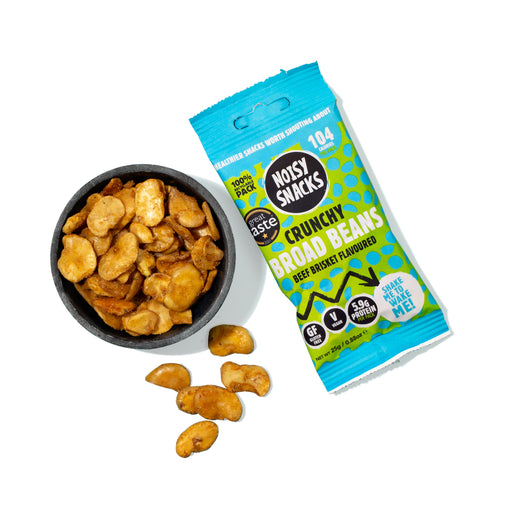 Noisy Snacks Crunchy Broad Beans - Beef Brisket Flavour 25g