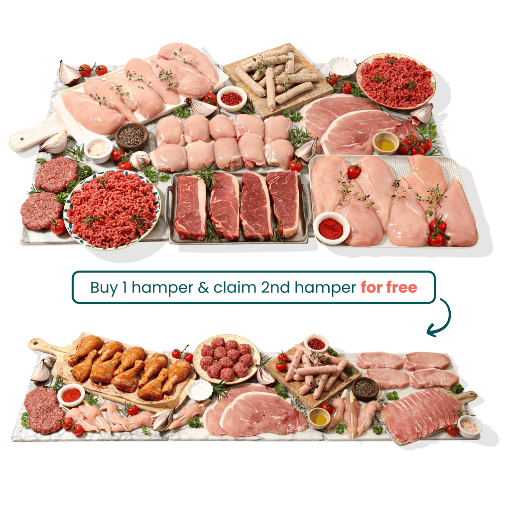 One stop hamper Double up free