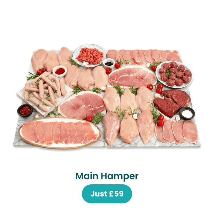 Buy one hamper + get two hampers for one penny