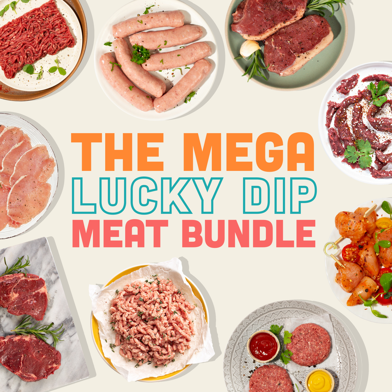 The Mega Lucky Dip Meat Bundle (Minimum worth: £43.48)