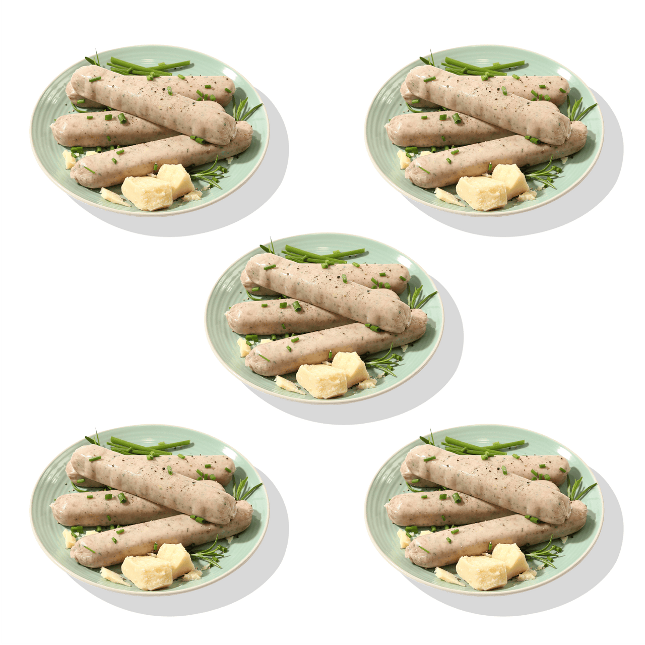 Jumbo Cheddar and Chive Pork Sausages - 20 x 100g