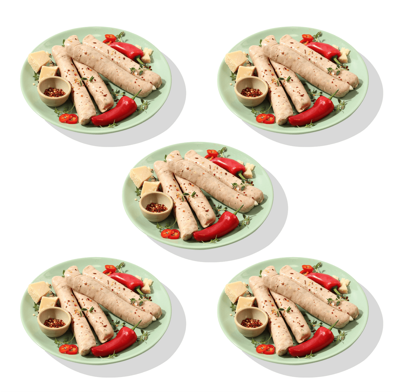 Jumbo Chilli and Cheese Pork Sausages - 20 x 100g