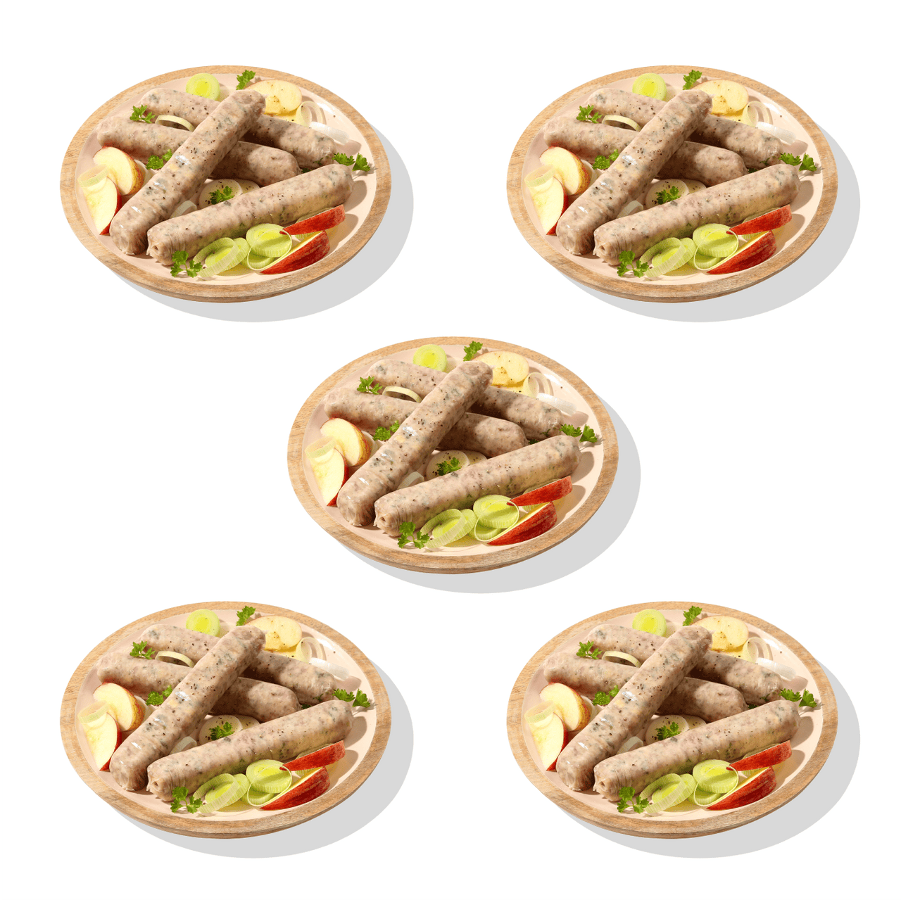 Jumbo Pork, Leek and Apple Sausages - 20 x 100g
