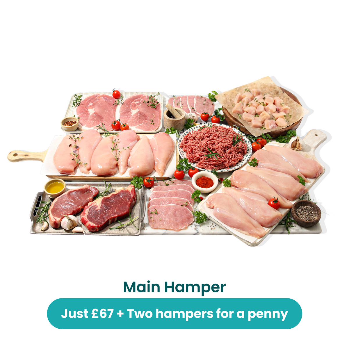 Healthy savings hamper - buy 1 get 2 for 1p