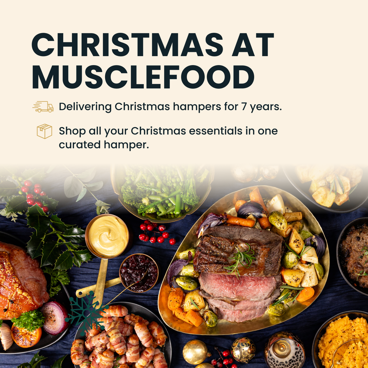 Buy 1 Christmas hamper & claim 3 hampers free
