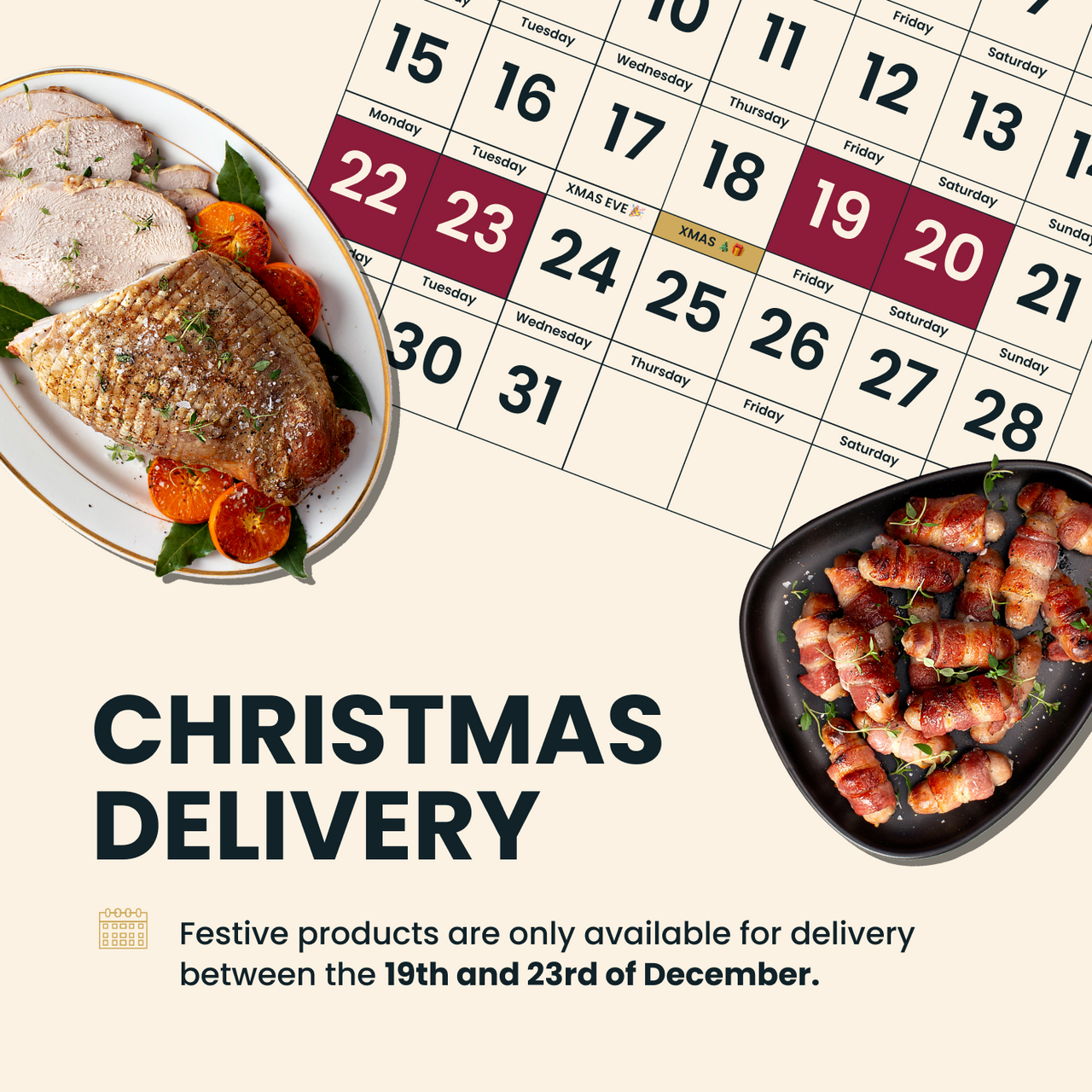 Buy 1 Christmas hamper & claim 3 hampers free