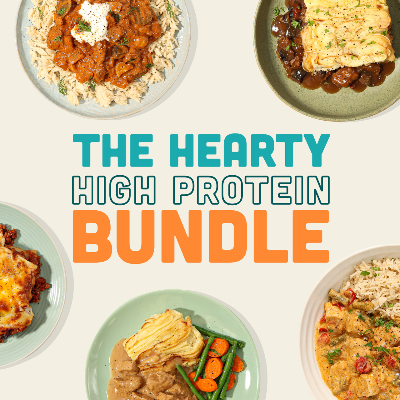 High Protein Classic Ready Meal Bundle for 1 - 5 x 400g