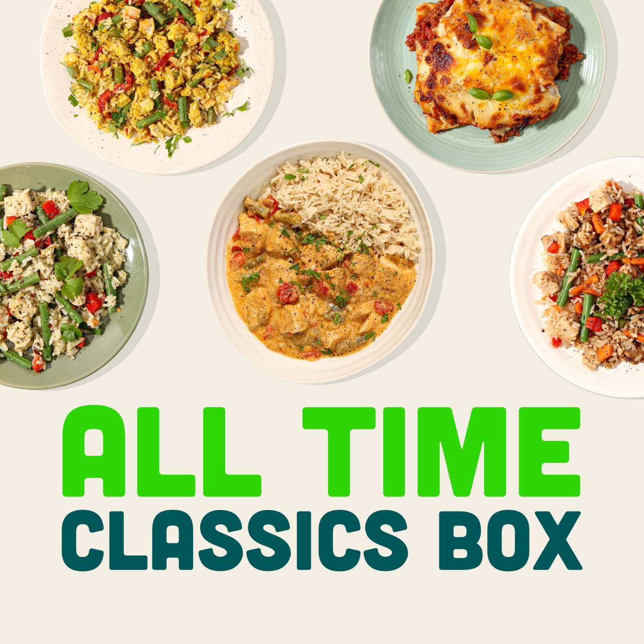 All Time Classics High Protein Ready Meal Box