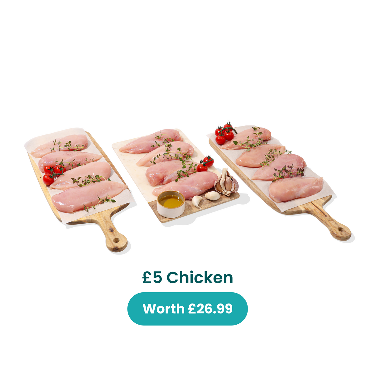 The Best-Seller Selection + 2.5kg chicken breast for £5