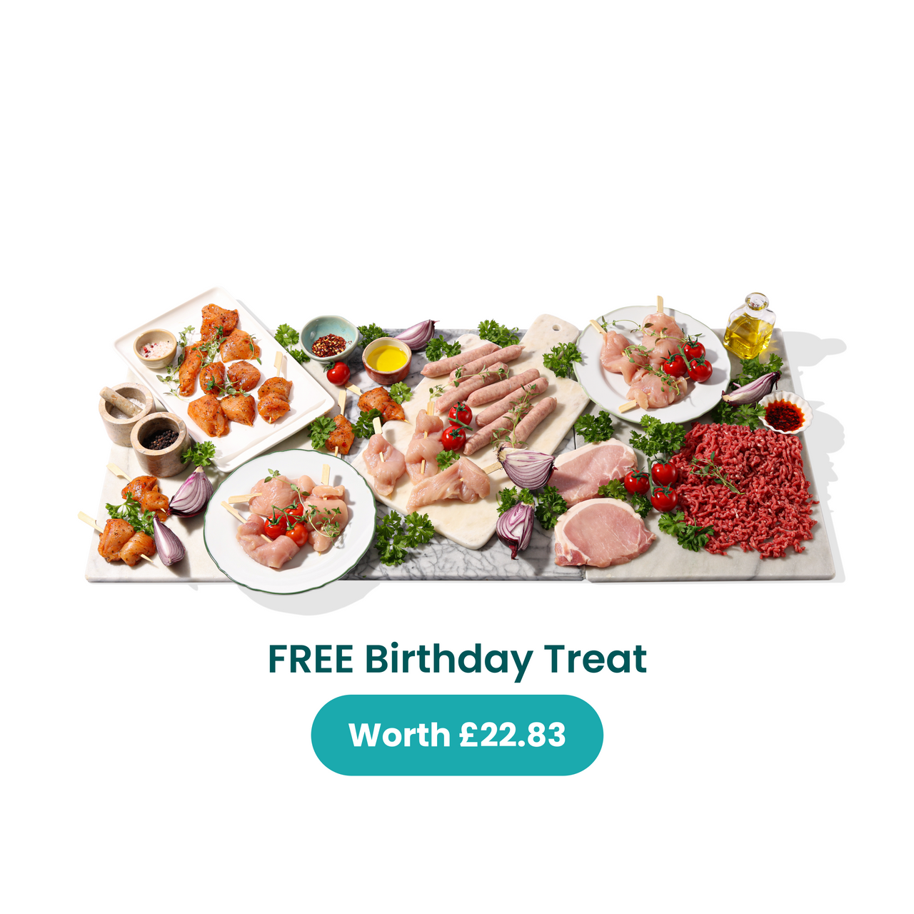 Buy 1 birthday hamper & get a FREE £22 birthday hamper