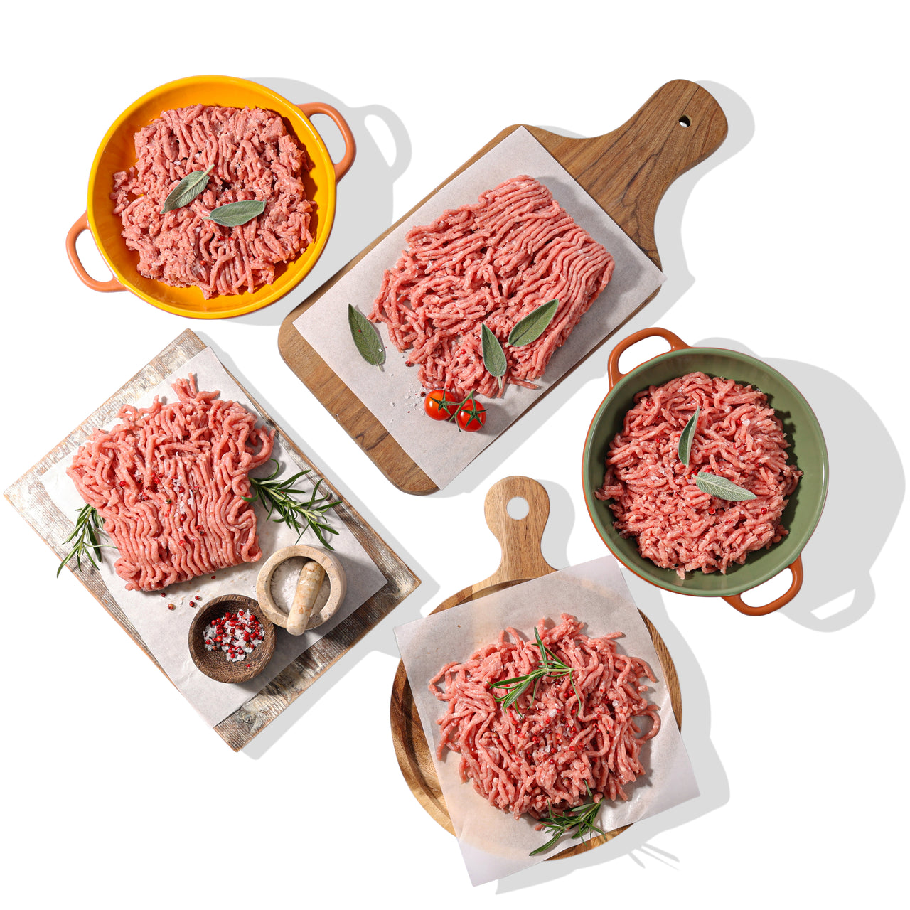 Seasoned Lean Turkey Thigh Mince - 5 x 400g