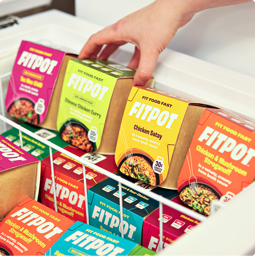 Buy 10 FitPot added collagen ready meals & get 5 FREE