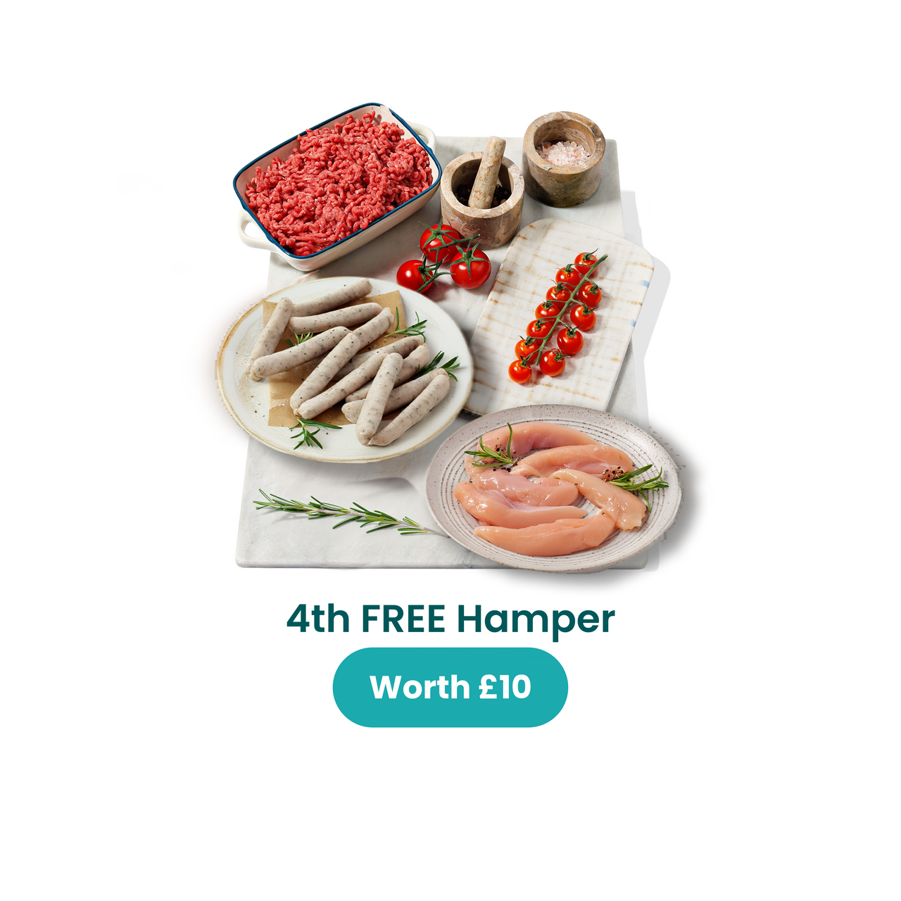 Buy 1 Hamper & Get 4 Hampers FREE (no pork)