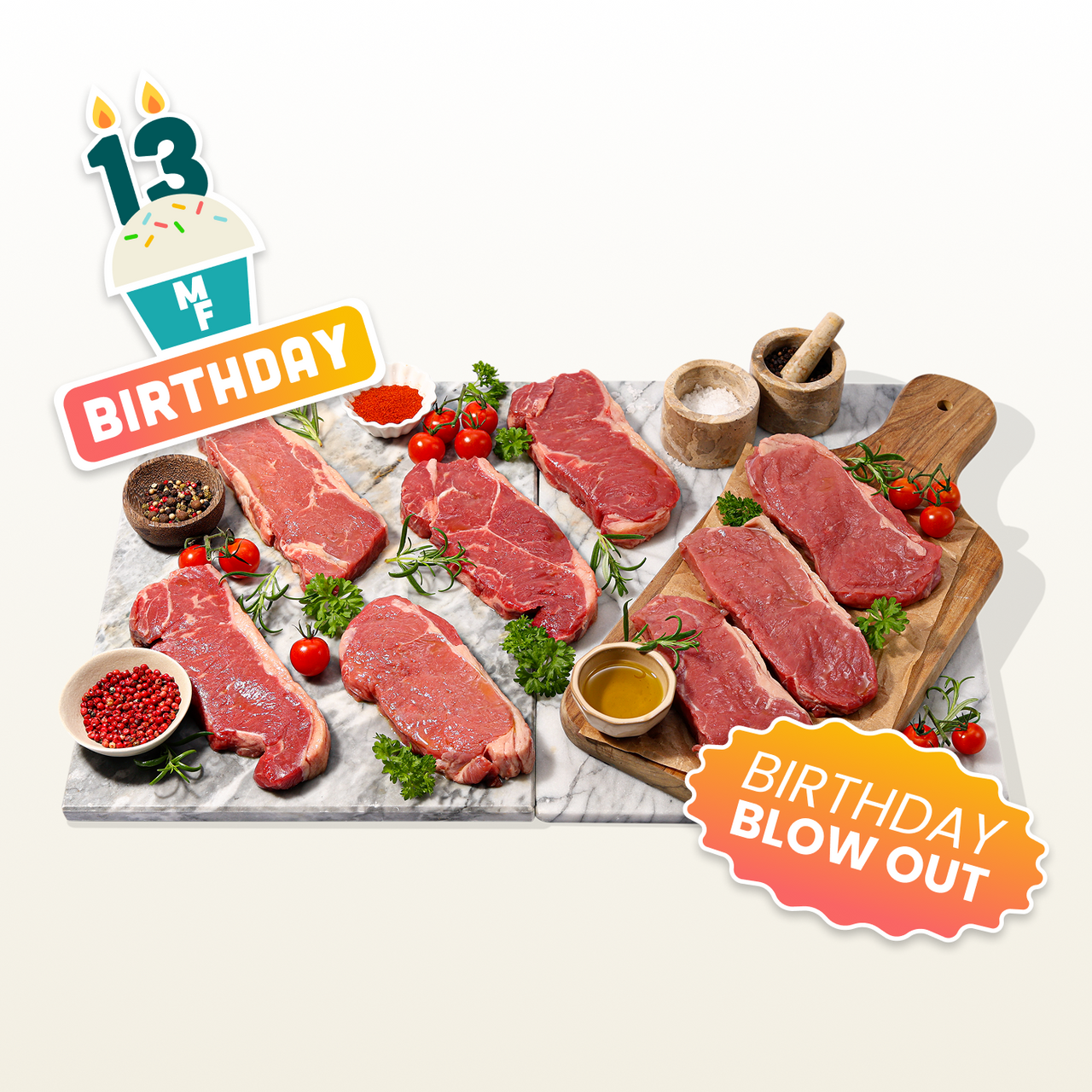 8 x Brazilian Sirloin Steaks
