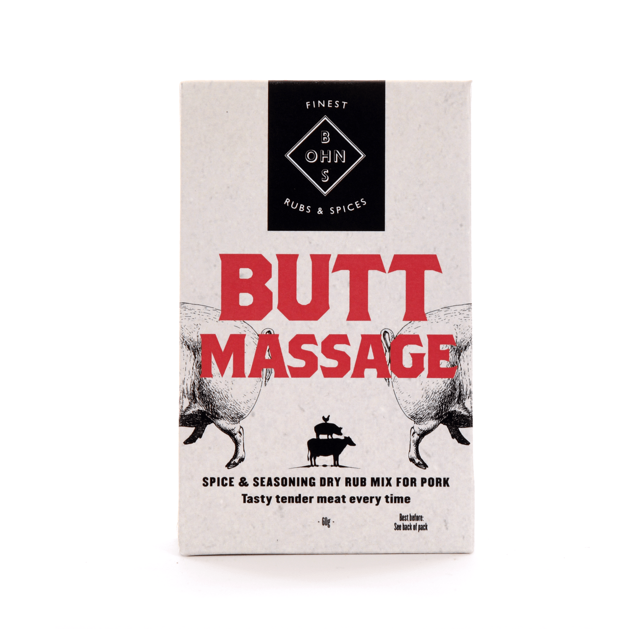 BOHNS Butt Massage Dry Rub Mix