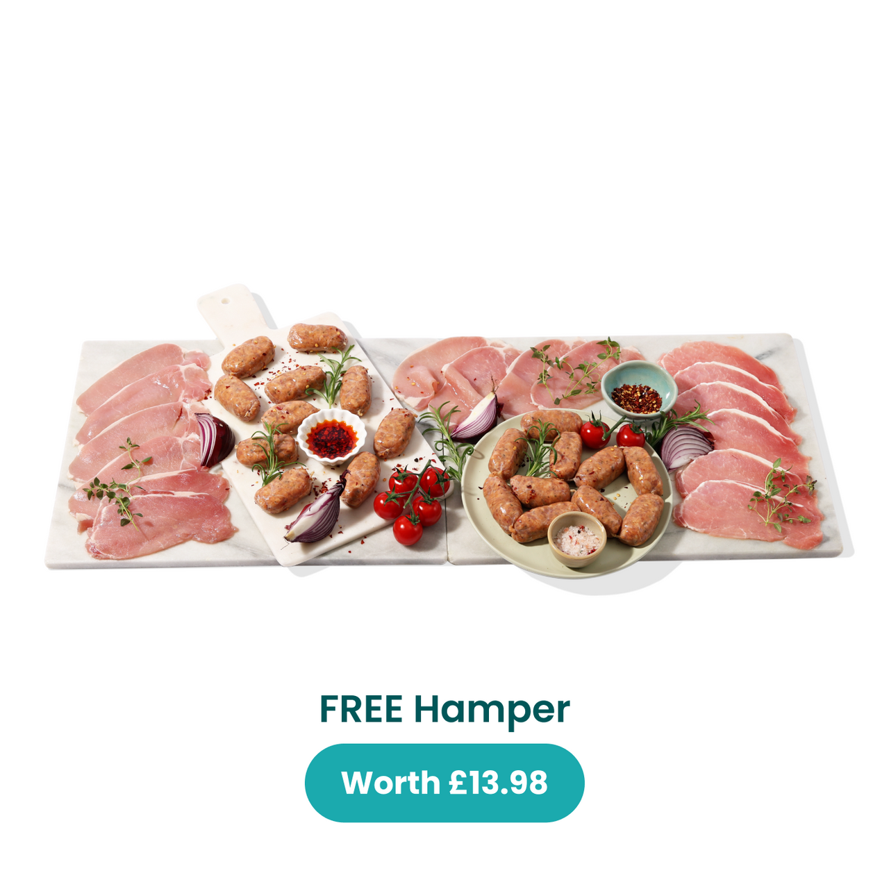 FREE Bacon & Sausage with every Brunch Box