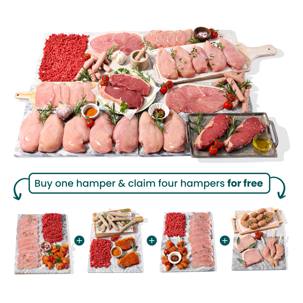 Black Friday - Buy 1 hamper & claim 4 hampers free