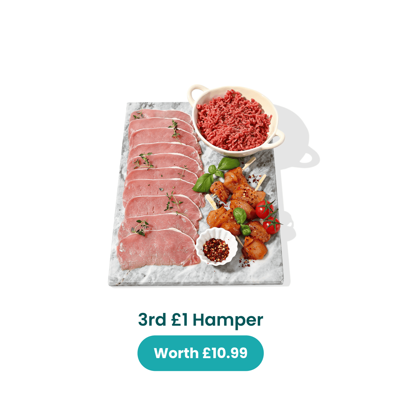Buy one hamper & get 5 hampers for £1