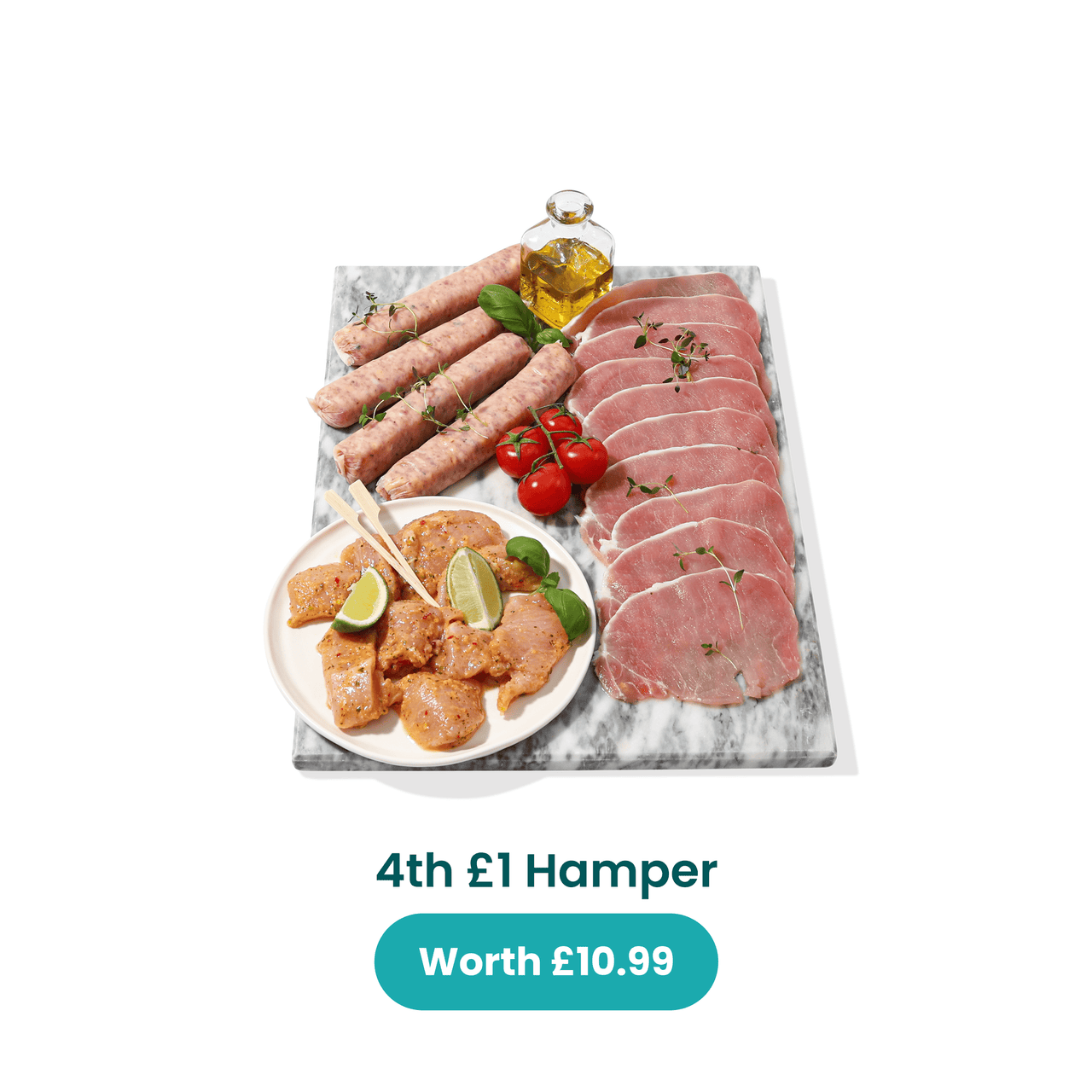 Buy one hamper & get 5 hampers for £1