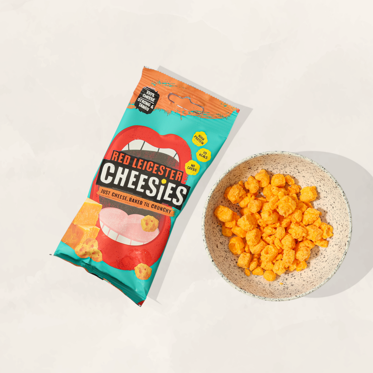 Cheesies Puffed Cheese - Red Leicester 20g