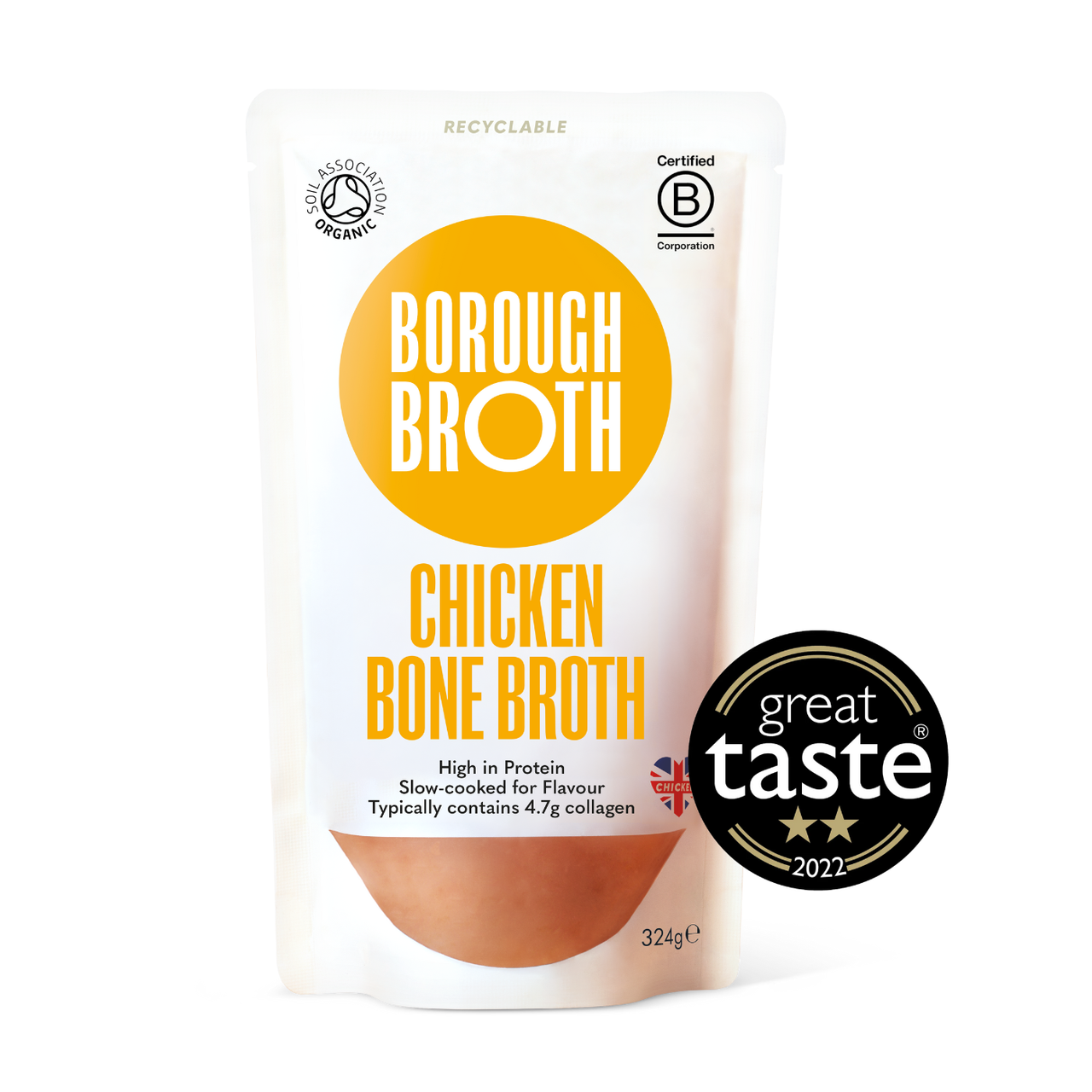 Free-Range Organic Bone Broth - Chicken