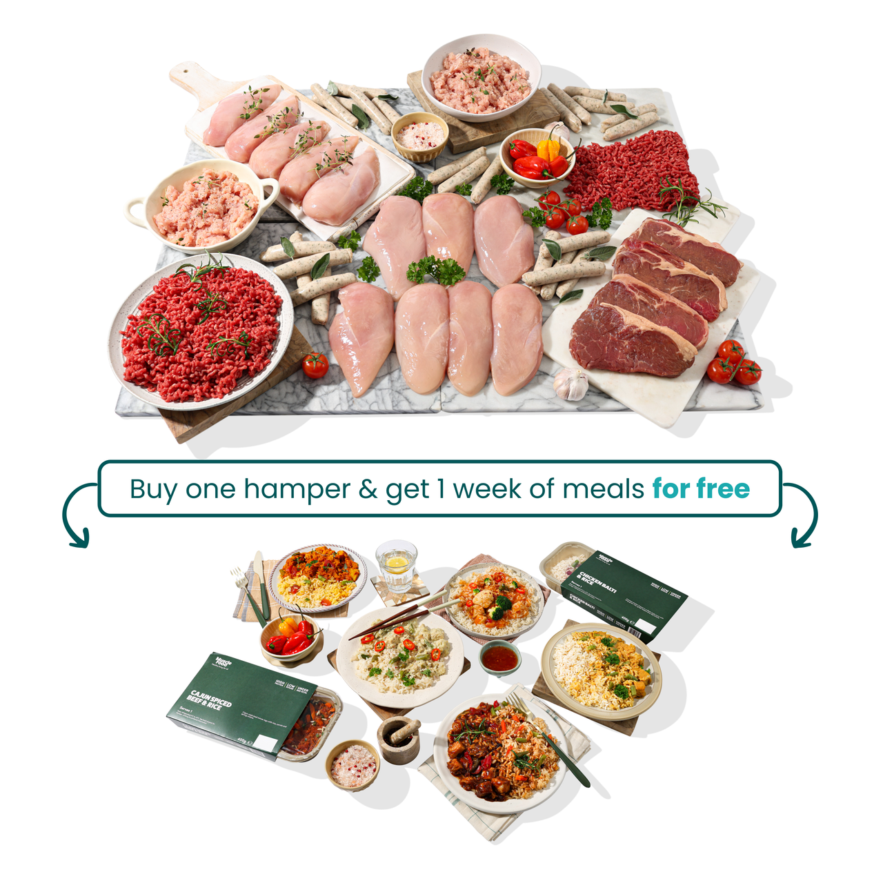 Commit to fit - Buy one hamper & get 1 week of meals free