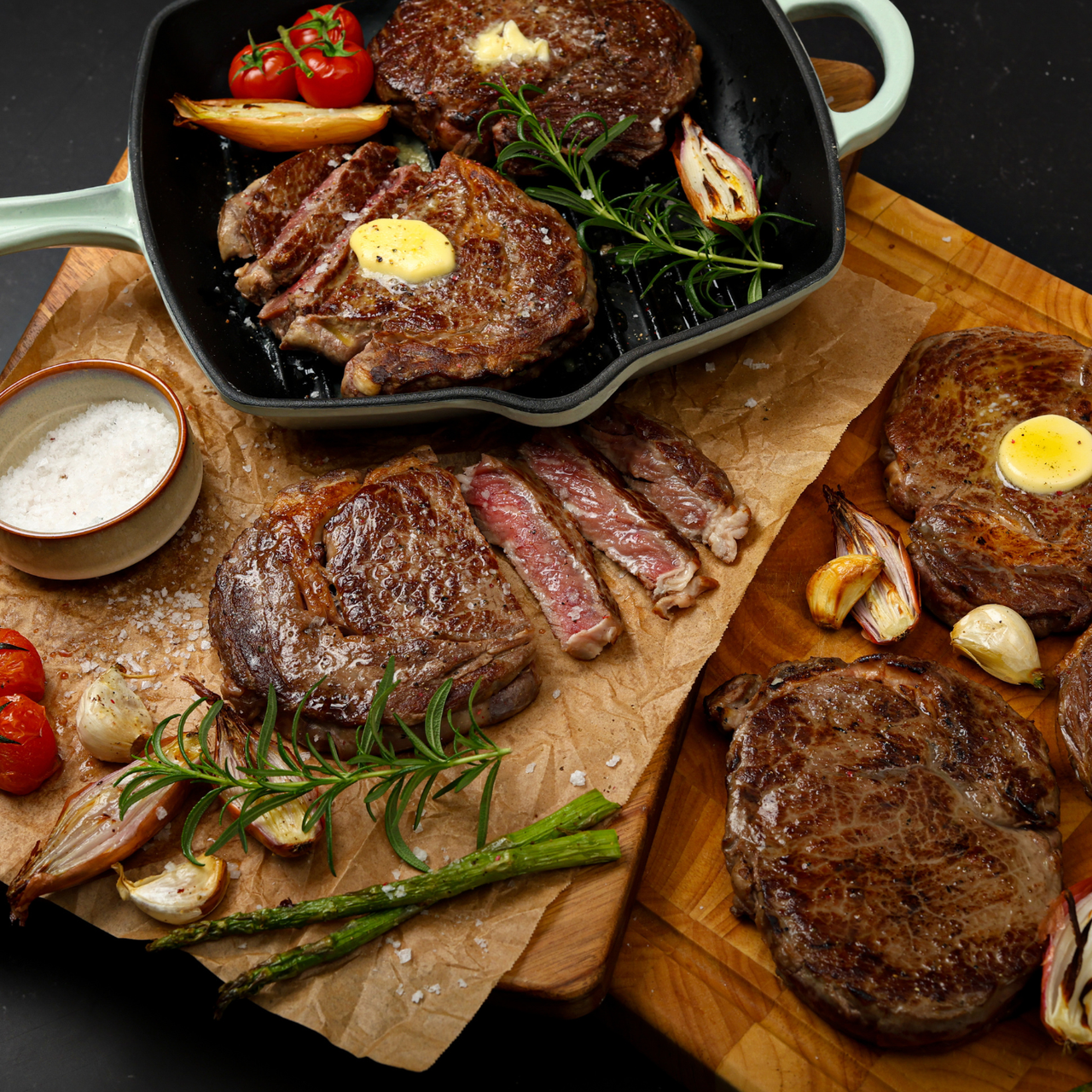 Heritage Beef Ribeye Steaks - 10 x 300g