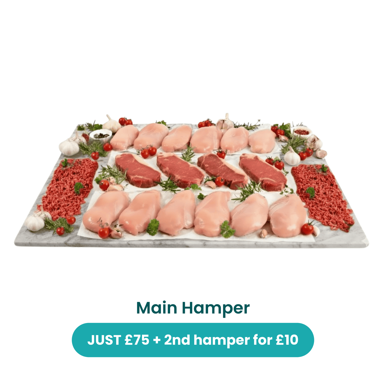 Twice as nice - Double up for £10 Hamper
