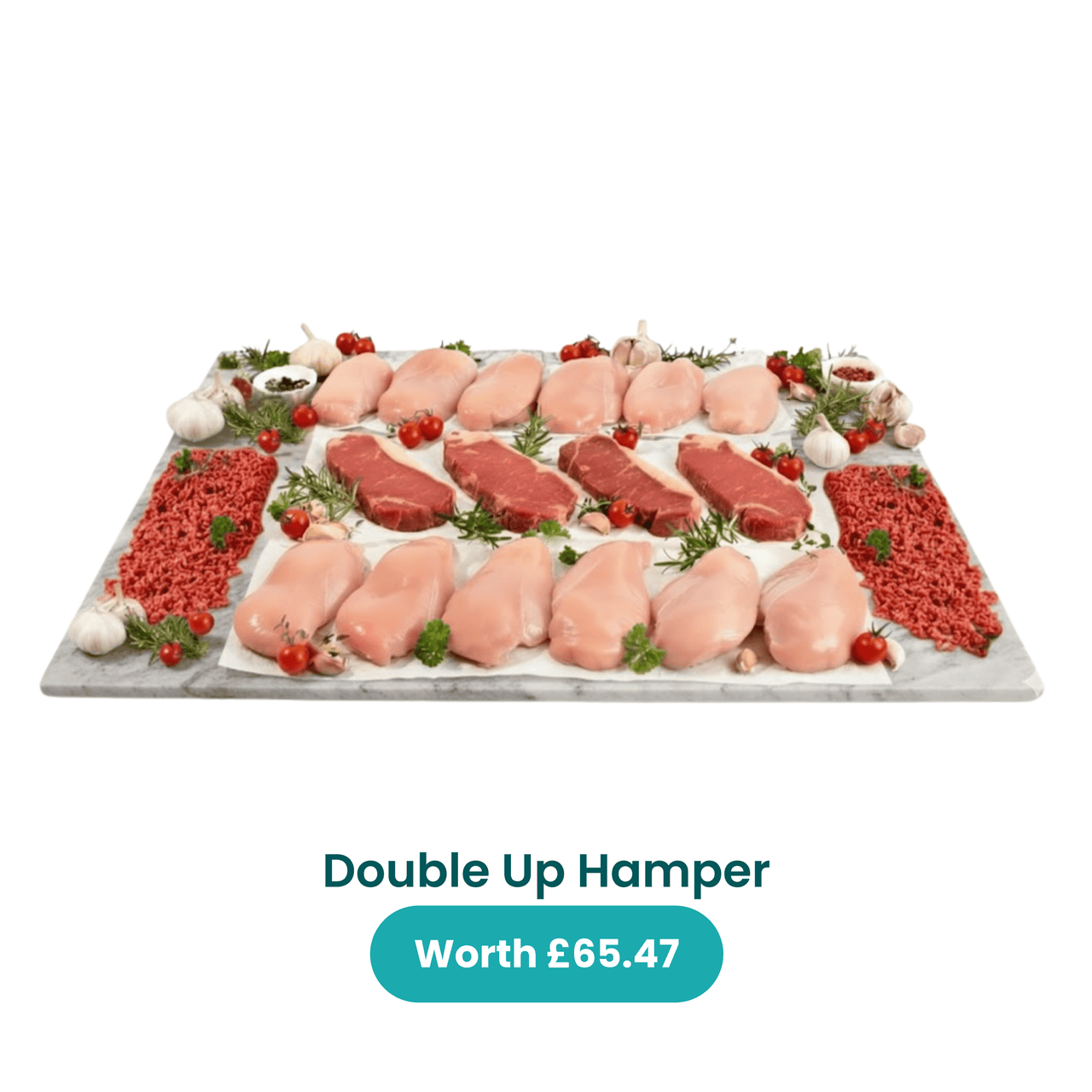 Twice as nice - Double up for £10 Hamper