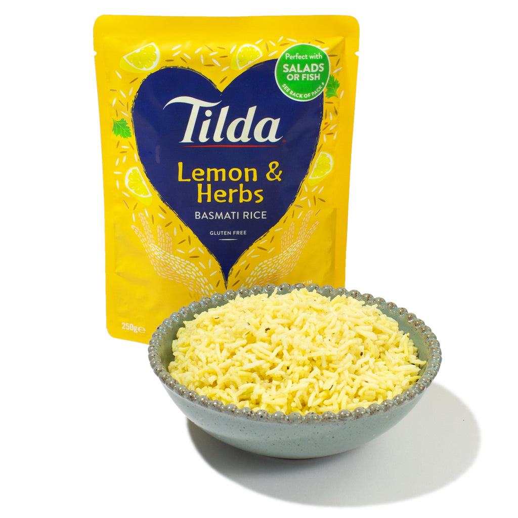 Microwave Lemon & Herbs Basmati Rice