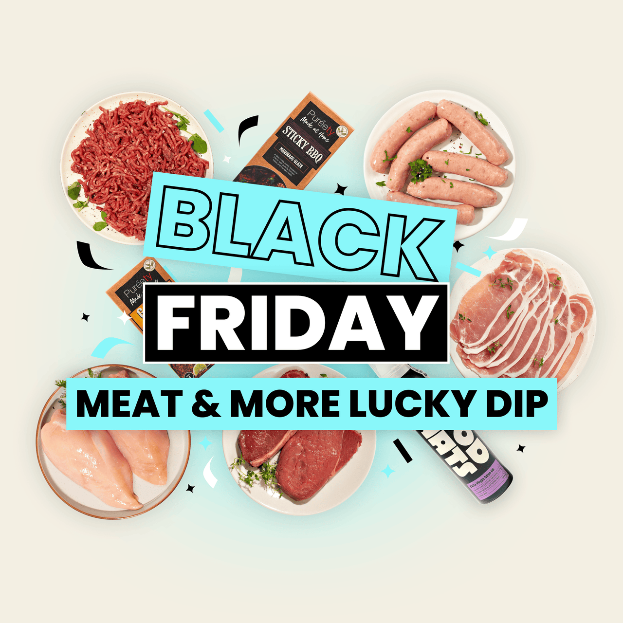 Black Friday Meat & more Lucky Dip (Worth over £20)