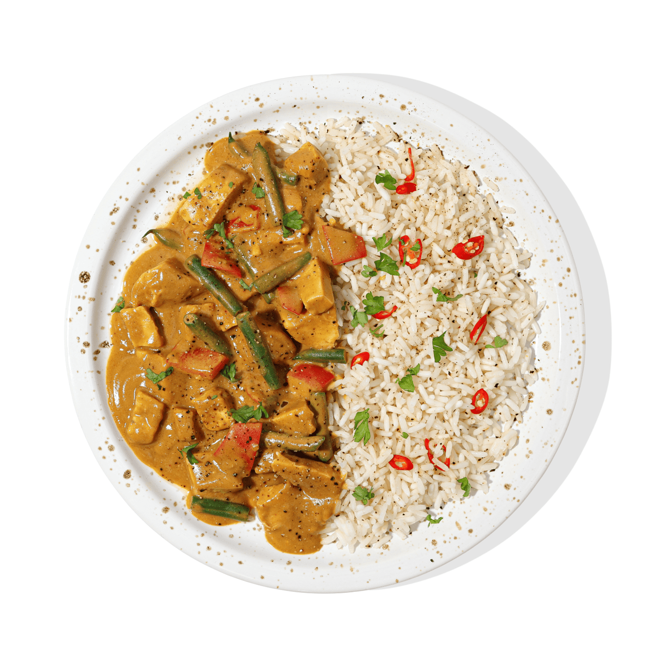 Creamy Satay Chicken with Rice - 400g
