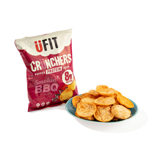 UFIT Crunchers  High Protein Popped Chips - Smokehouse BBQ