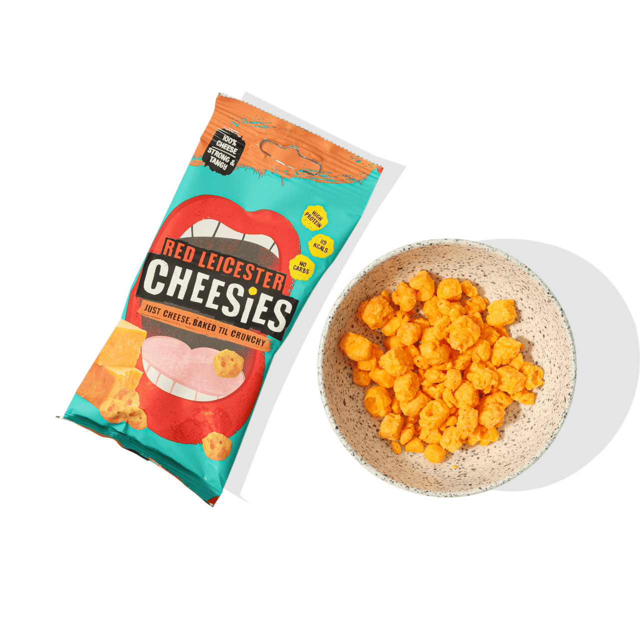 Cheesies Puffed Cheese - Red Leicester 20g