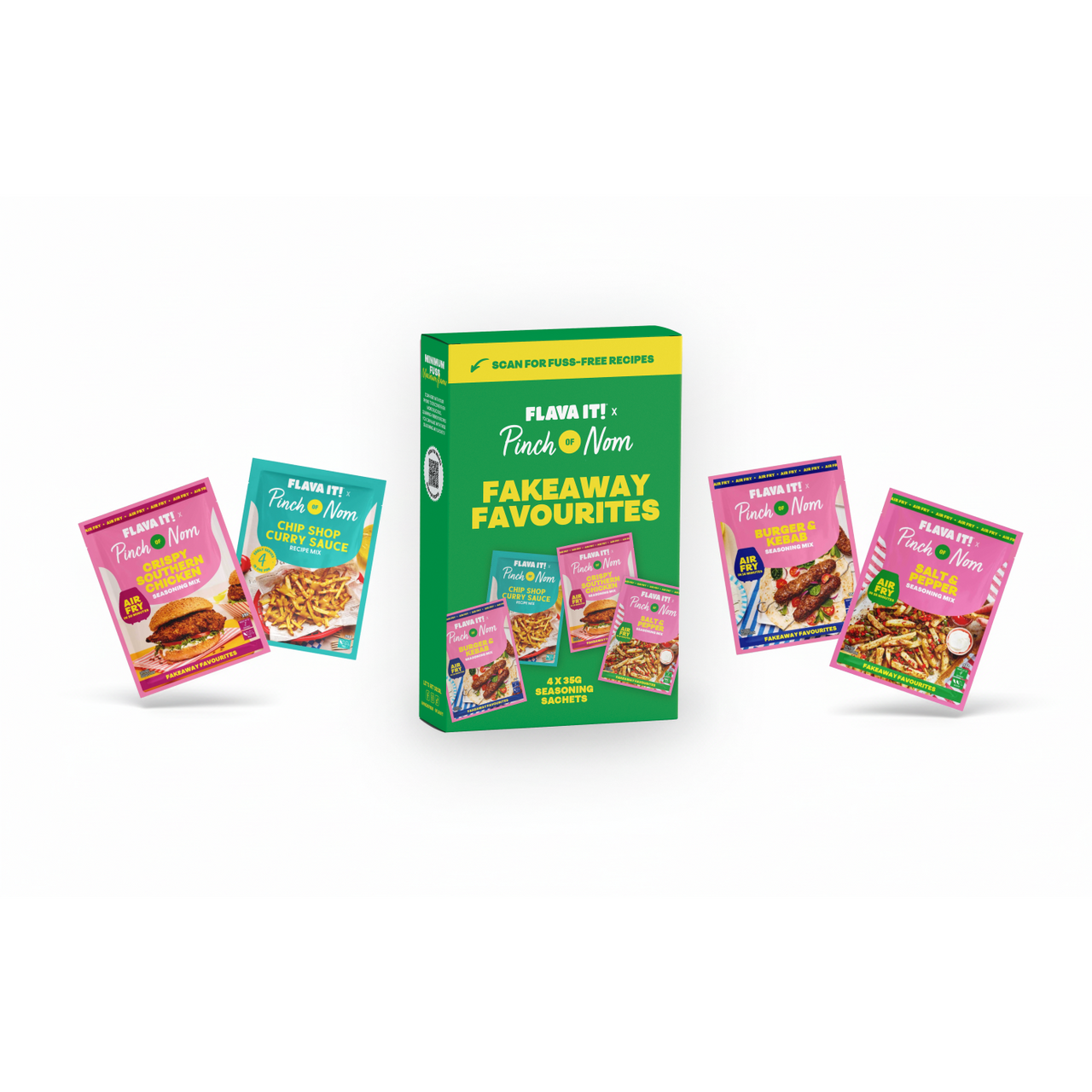Pinch of Nom – Fakeaway Meal Seasonings (4 Sachets)