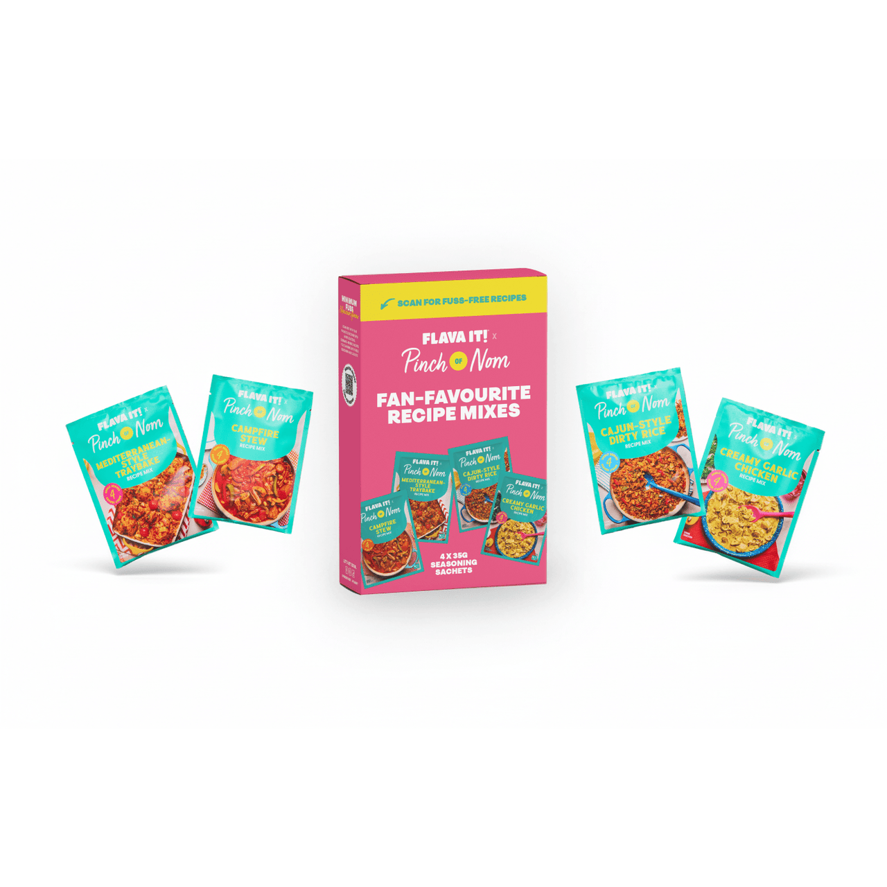 Pinch of Nom – Fan Favourite Meal Seasonings (4 Sachets)