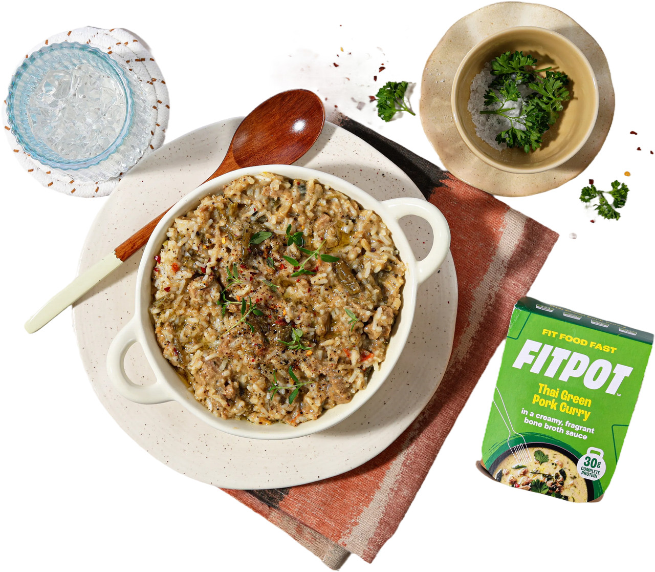 FitPot Thai Green Pork Curry 350g