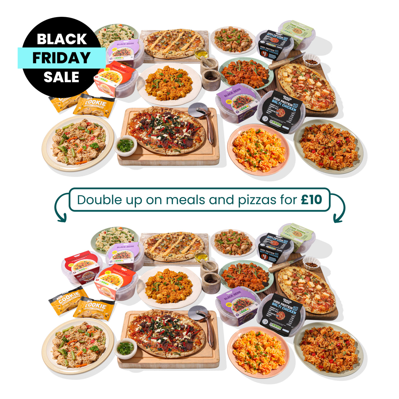 £10 Double-Up High Protein Pots & Pizza Deal