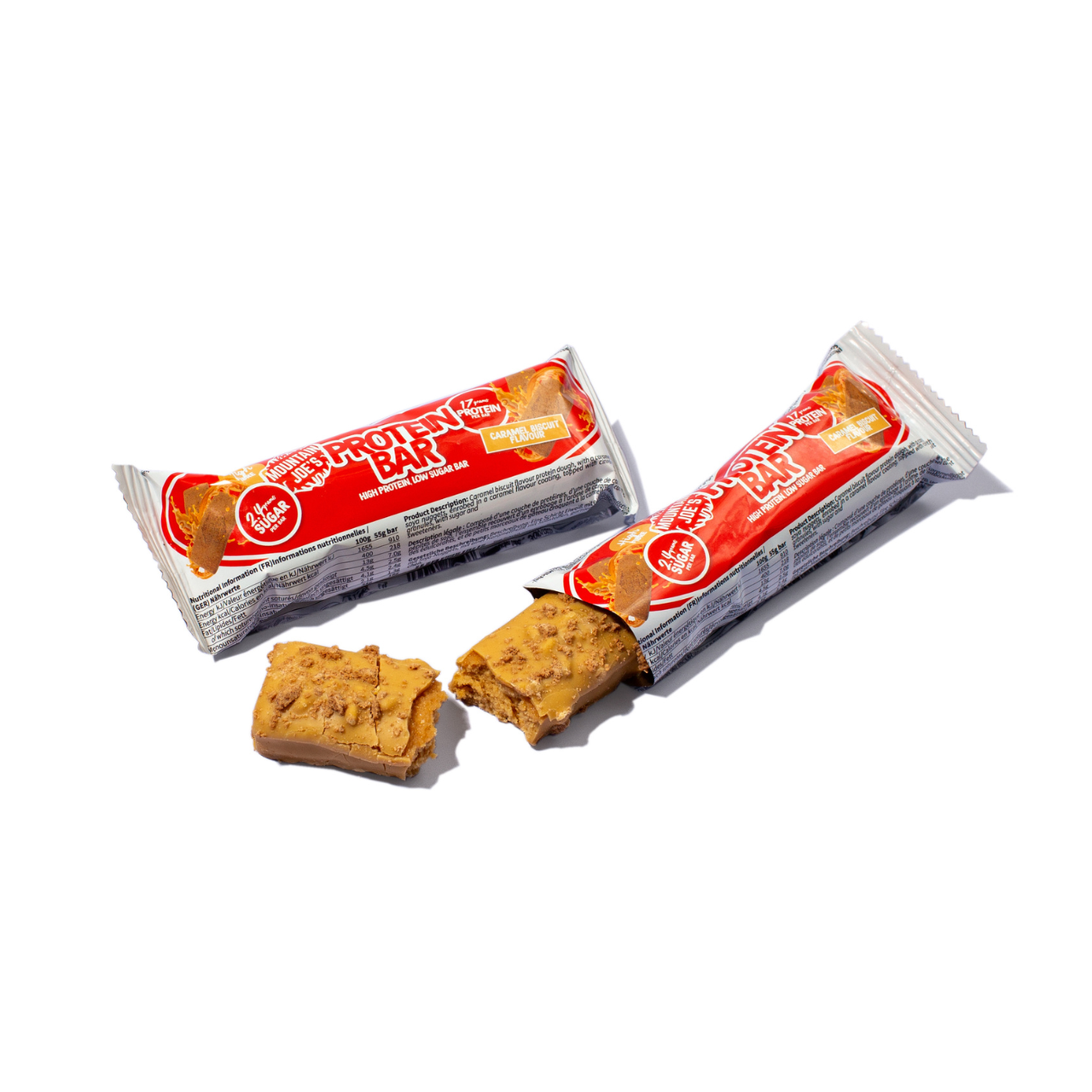 Mountain Joes Caramel Biscuit Protein Bar - 55g
