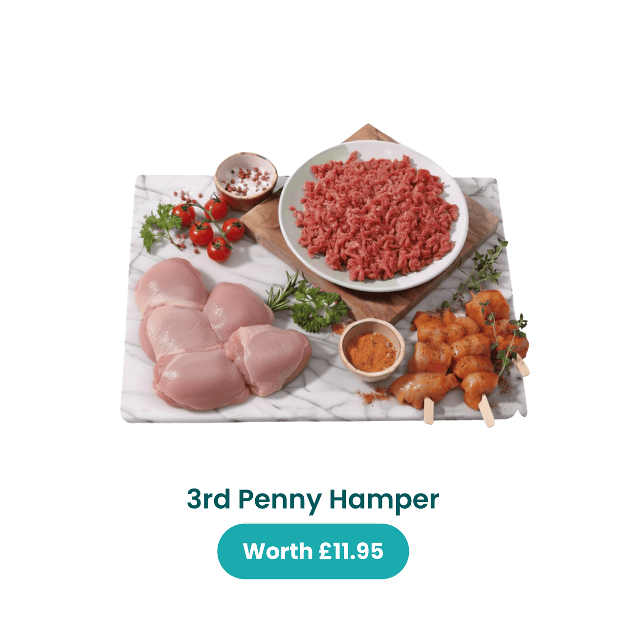 Buy 1 hamper & get 3 hampers for 1p