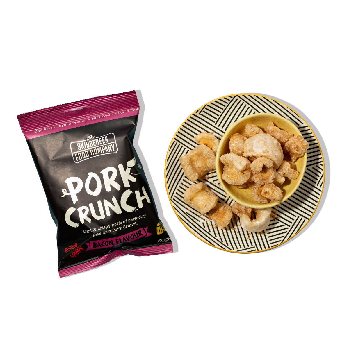 Pork Crunch Pork Puffs -  Bacon Flavour
