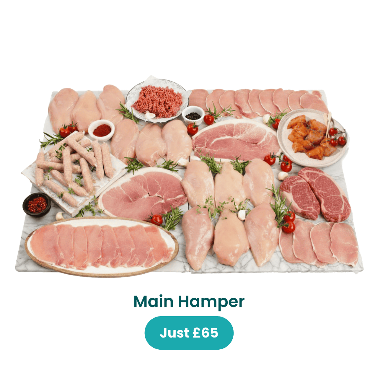 Spring triple stack hamper
