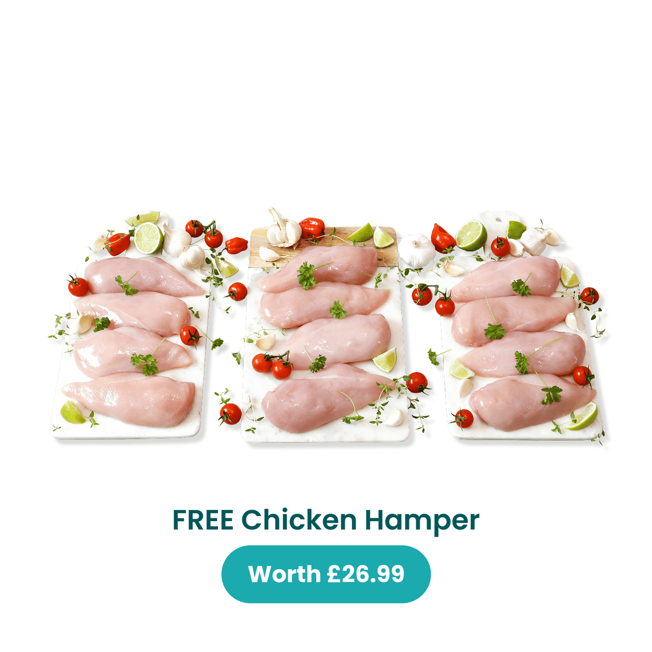Spring triple stack hamper